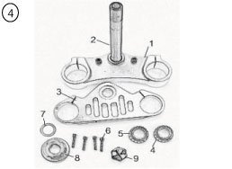 cnc lower steering plate