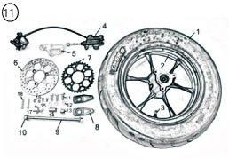 rear racing wheel