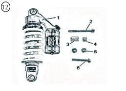 rear shock absorber DNM