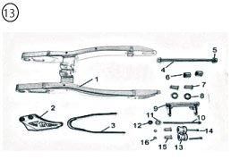 rear swing arm bearings.