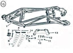 engine front support plate