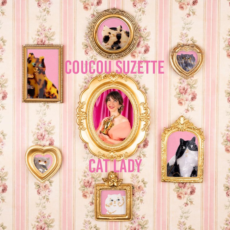 Coucou Suzette(ククシュゼット) 猫のヘアクリップ