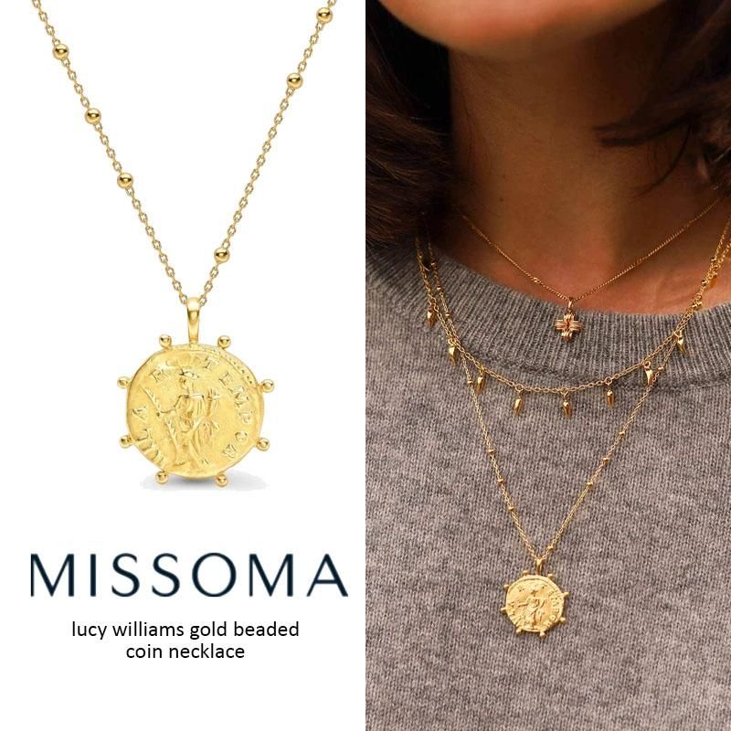 MISSOMA(ミッソマ) Lucy Williams ゴールド BEADED コイン ネックレス