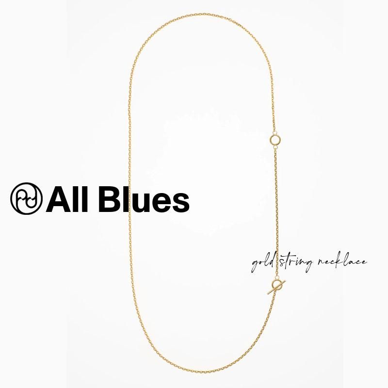 All Blues STRING NECKLACE GOLD オールブルース | hartwellspremium.com