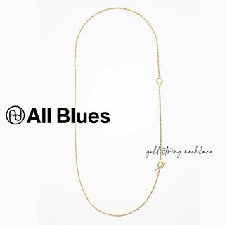 <img class='new_mark_img1' src='https://img.shop-pro.jp/img/new/icons29.gif' style='border:none;display:inline;margin:0px;padding:0px;width:auto;' />【Top seller!】ALL BLUES(オールブルース) ゴールド STRING ネックレス