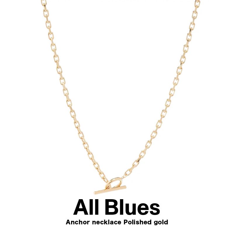 ALL BLUES(オールブルース) ゴールド ANCHOR ネックレス 42cm