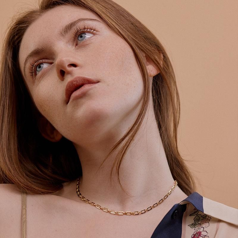 【LOUISE DAMAS】GYPTISチェーンネックレス★国内発関税込 LOUISE DAMAS(ルイーズダマス) ゴールド Gyptis チェーン ネックレス