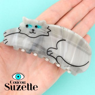Coucou Suzette(ククシュゼット) 猫のヘアクリップ｜LUMIEREdoux