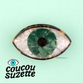 <img class='new_mark_img1' src='https://img.shop-pro.jp/img/new/icons29.gif' style='border:none;display:inline;margin:0px;padding:0px;width:auto;' />ϤCoucou Suzette(奼å) Green Eye ꡼󥢥 إå