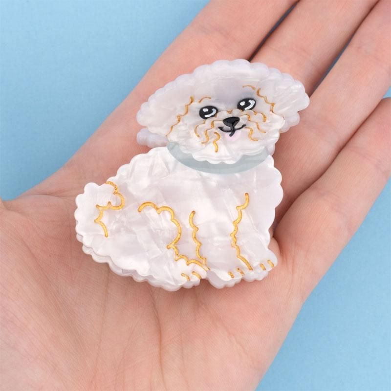 【Donsje】ポーチ＆ヘアクリップセット-Dog Donsje】ポーチ＆ヘアクリップセット-Dog Donsje】ポーチ＆ヘア