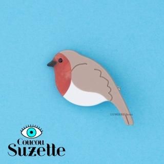 白鳥　ヘアクリップ　LOU DE BETOLY Coucou Suzette(ククシュゼット) 鳥のヘアクリップ｜LUMIEREdoux