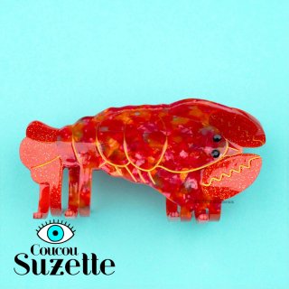 すぐ届く☆Coucou Suzette(ククシュゼット) Lobster ロブスター 海 ヘアクリップ