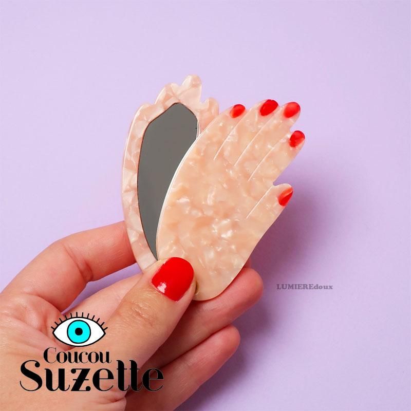 すぐ届く☆Coucou Suzette(ククシュゼット) Hand ハンド 手鏡
