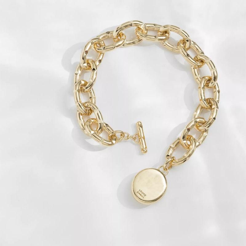 【LOUISE DAMAS】★ゴールド Sarah チェーン ブレスレット LOUISE DAMAS(ルイーズダマス) ゴールド Sarah チェーン