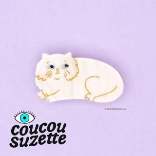Coucou Suzette(ククシュゼット) 猫のヘアクリップ｜LUMIEREdoux