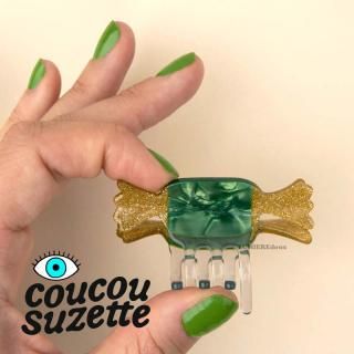 Coucou Suzette(ククシュゼット) クリスマスのヘアクリップ