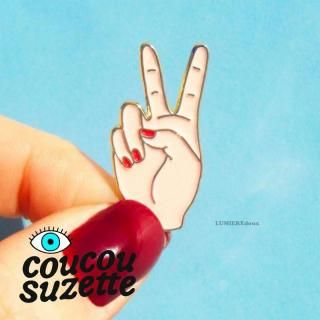 <img class='new_mark_img1' src='https://img.shop-pro.jp/img/new/icons47.gif' style='border:none;display:inline;margin:0px;padding:0px;width:auto;' />ϤCoucou Suzette(奼å) Peace Pin ԡ ԥХå