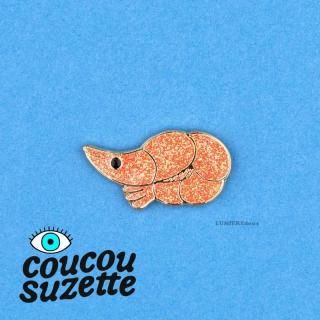 <img class='new_mark_img1' src='https://img.shop-pro.jp/img/new/icons47.gif' style='border:none;display:inline;margin:0px;padding:0px;width:auto;' />ϤCoucou Suzette(奼å) Shrimp Pin  ԥХå