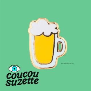 <img class='new_mark_img1' src='https://img.shop-pro.jp/img/new/icons29.gif' style='border:none;display:inline;margin:0px;padding:0px;width:auto;' />ϤCoucou Suzette(奼å) Beer Pin ӡ ԥХå