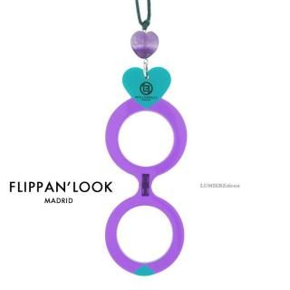 すぐ届く☆FLIPPAN'LOOK ターコイズ スター 星 ペンダントルーペ すぐ届く☆FLIPPAN'LOOK(フリッパンルック) ホワイトベージュ