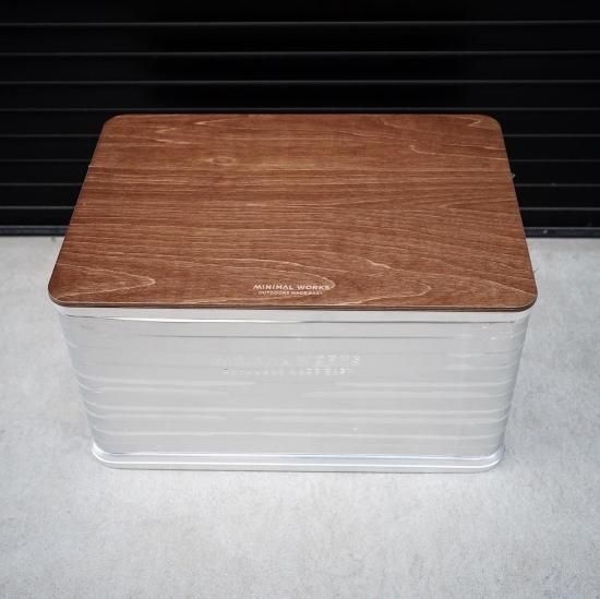 ミニマルワークス ALUMINIUM コンテナ ☆稀少なwoodの蓋付き☆