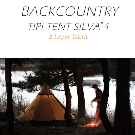 SILVA 4P Premium BACKCOUNTRY シルバ テント ティピー 薪ストーブ 