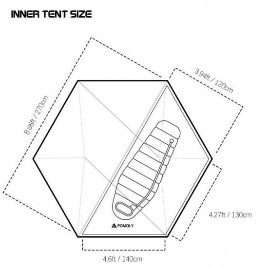 POMOLY Dune Solo 軽量テント 🎊新製品発売🎊 【Dune Solo 軽量テント】 ✨ ソロキャンプに