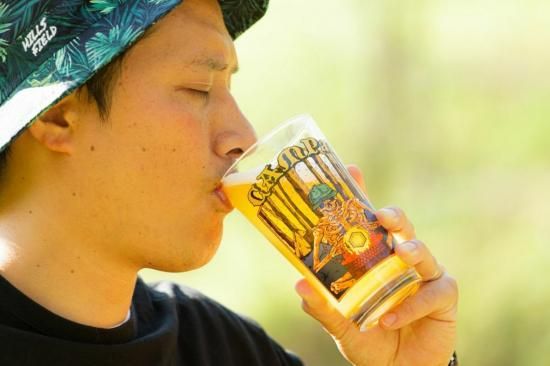 HILLS FIELDオリジナルパイントグラス -キャンプぁい- 480ml HILLS FIELDオリジナルパイントグラス -キャンプぁい- 480ml