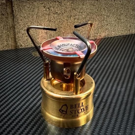 貝原バーナ　ベルストーブ Kaibara Burner Bell Stove M74 / A Brass Gasoline Burner That