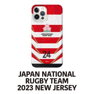 ラグビー日本代表iPhoneケース「ファーストジャージー2023」背番号付き
