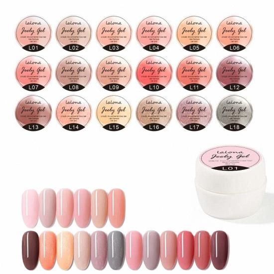 LALONA] Newゼリージェル ( 5ml ) ( 全18色 ) ヌードカラー | 高品質
