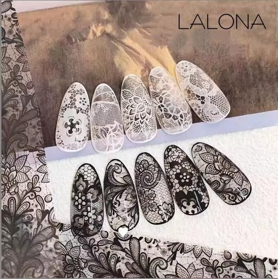 LALONA レース柄転写フィルム100cm | ジェルネイル/ネイルアート - LALONA