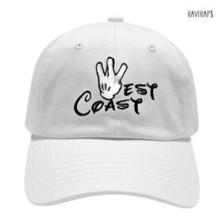 ̵KAVI KAP$ WEST COAST STRAP BACK CAPWHITE