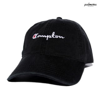 【メール便対応】PALMCRU COMPTON STRAP BACK CAP【BLACK】
