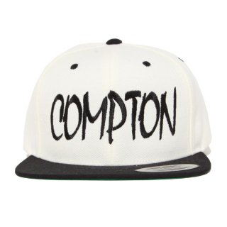 COMPTON SNAPBACK CAP【WHITE×BLACK】