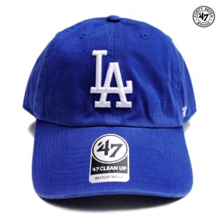 【メール便対応】'47 CLEAN UP CAP LOS ANGELES DODGERS【ROYAL BLUE】