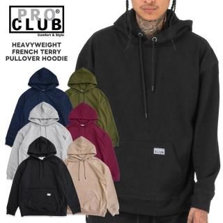 ̵PRO CLUB HEAVYWEIGHT FRENCH TERRY PULLOVER HOODIEBLACK/GRAY/NAVY/KHAKI/BURGUNDY/OLIVE