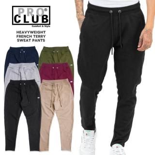 PRO CLUB HEAVYWEIGHT FRENCH TERRY SWEAT PANTSBLACK/GRAY/NAVY/KHAKI/BURGUNDY/OLIVE