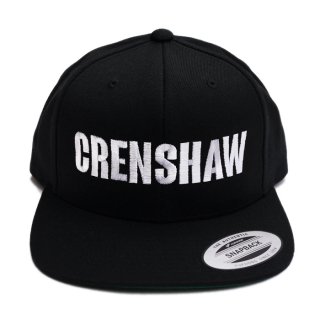 CRENSHAW SNAPBACK CAP【BLACK】【CITY CAP】