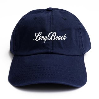 【メール便対応】LONG BEACH STRAPBACK CAP【NAVY】【CITY CAP】