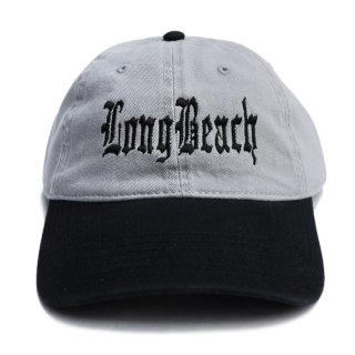 ڥ᡼бLONG BEACH STRAPBACK CAPGRAYBLACKۡCITY CAP