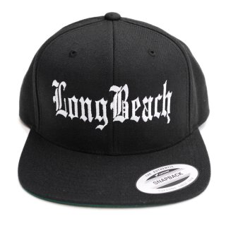 LONG BEACH SNAPBACK CAP【BLACK】【CITY CAP】