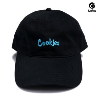 【送料無料】COOKIES ORIGINAL LOGO STRAPBACK CAP【BLACK×BLUE】
