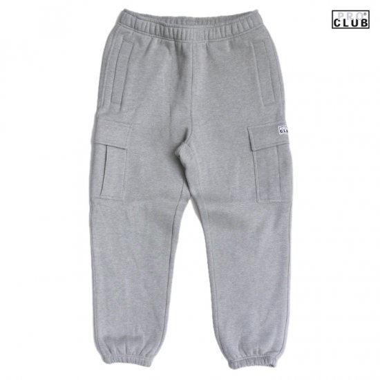 PRO CLUB HEAVYWEIGHT CARGO SWEAT PANTS【H.GRAY】 - INDOOR CLASS OFFICIAL  ONLINE STORE