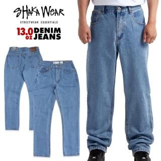 <img class='new_mark_img1' src='https://img.shop-pro.jp/img/new/icons59.gif' style='border:none;display:inline;margin:0px;padding:0px;width:auto;' />̵SHAKA WEAR 13.0 OZ DENIM JEANSWASH L.BLUEۡLENGTH 30