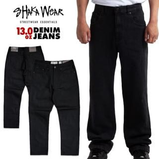 <img class='new_mark_img1' src='https://img.shop-pro.jp/img/new/icons59.gif' style='border:none;display:inline;margin:0px;padding:0px;width:auto;' />̵SHAKA WEAR 13.0 OZ DENIM JEANSBLACK