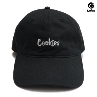 【送料無料】COOKIES ORIGINAL LOGO STRAPBACK CAP【BLACK×GRAY】