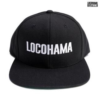 ̵LOCOHAMA CLOTHING SNAPBACK CAPBLACK