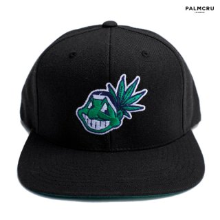 ̵PALMCRU CHIEFIN SNAP BACK CAPBLACK