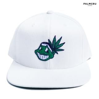 ̵PALMCRU CHIEFIN SNAP BACK CAPWHITE